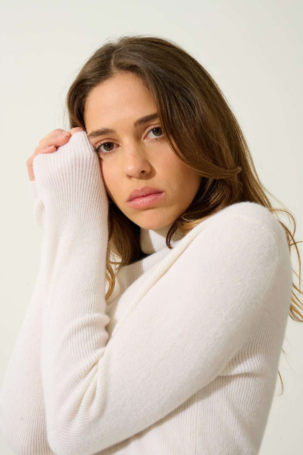 Jersey Cuello Vuelto - Suzie - Nieve