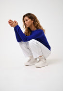 Pull Col Rond - Bella - Bleu