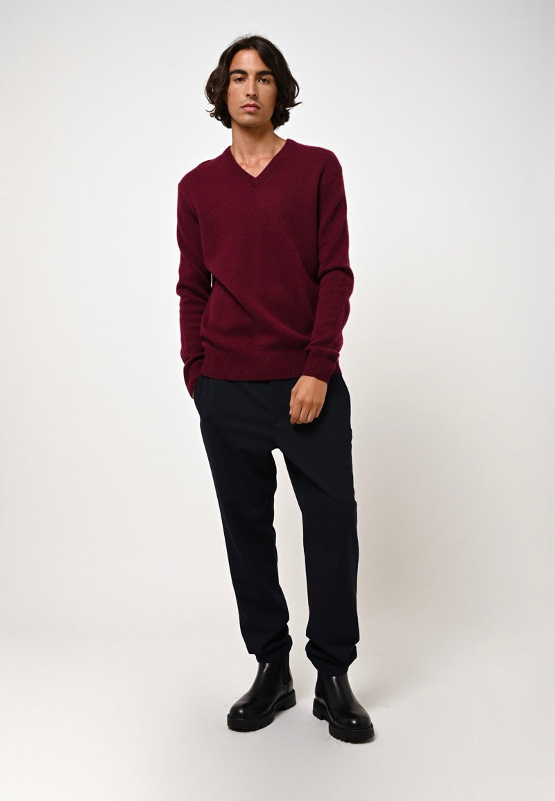 V-Neck Jumper 4-Ply - Victor - Red