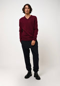 V-Neck Jumper 4-Ply - Victor - Red