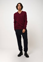 V-Neck Jumper 4-Ply - Victor - Red