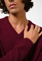 V-Neck Jumper 4-Ply - Victor - Red