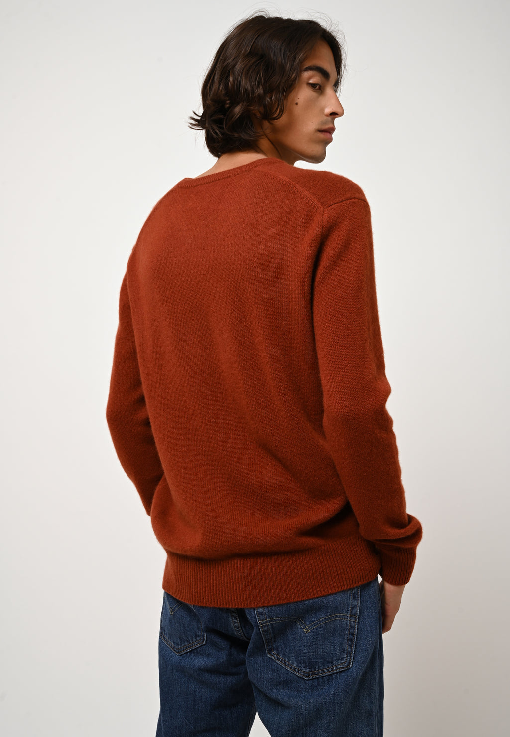 Pull Col V 4 Fils - Victor - Écureuil