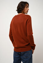 Pull Col V 4 Fils - Victor - Écureuil