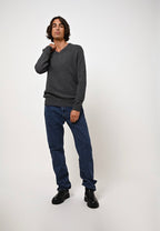 V-Neck Jumper 4-Ply - Victor - Grey