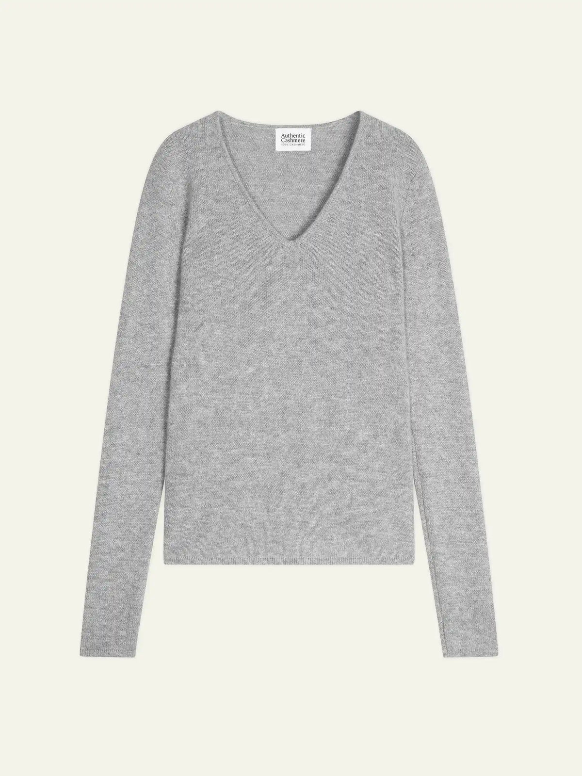 Jersey Cuello en V 4 Hilos - Chelsea - Nube Chiné