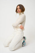 Jersey Cuello Alto 4 Hilos - Linda - Nieve