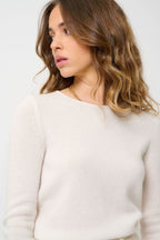 Pull Col Rond 4 Fils - Ivy - Beige
