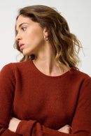 Pull Col Rond 4 Fils - Ivy - Écureuil