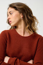 Pull Col Rond 4 Fils - Ivy - Écureuil