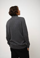 Pull Col Roulé 4 Fils - Martin - Anthracite Chiné