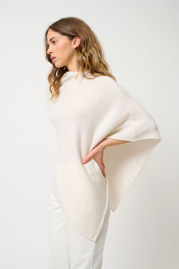 Poncho 4 Hilos - Meryl - Marfil