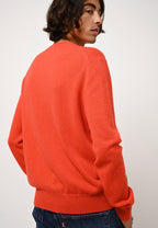 Round-Neck Jumper - Aiglière - Orange
