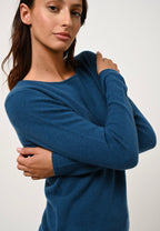 Round Neck Jumper - Epéna - Paon