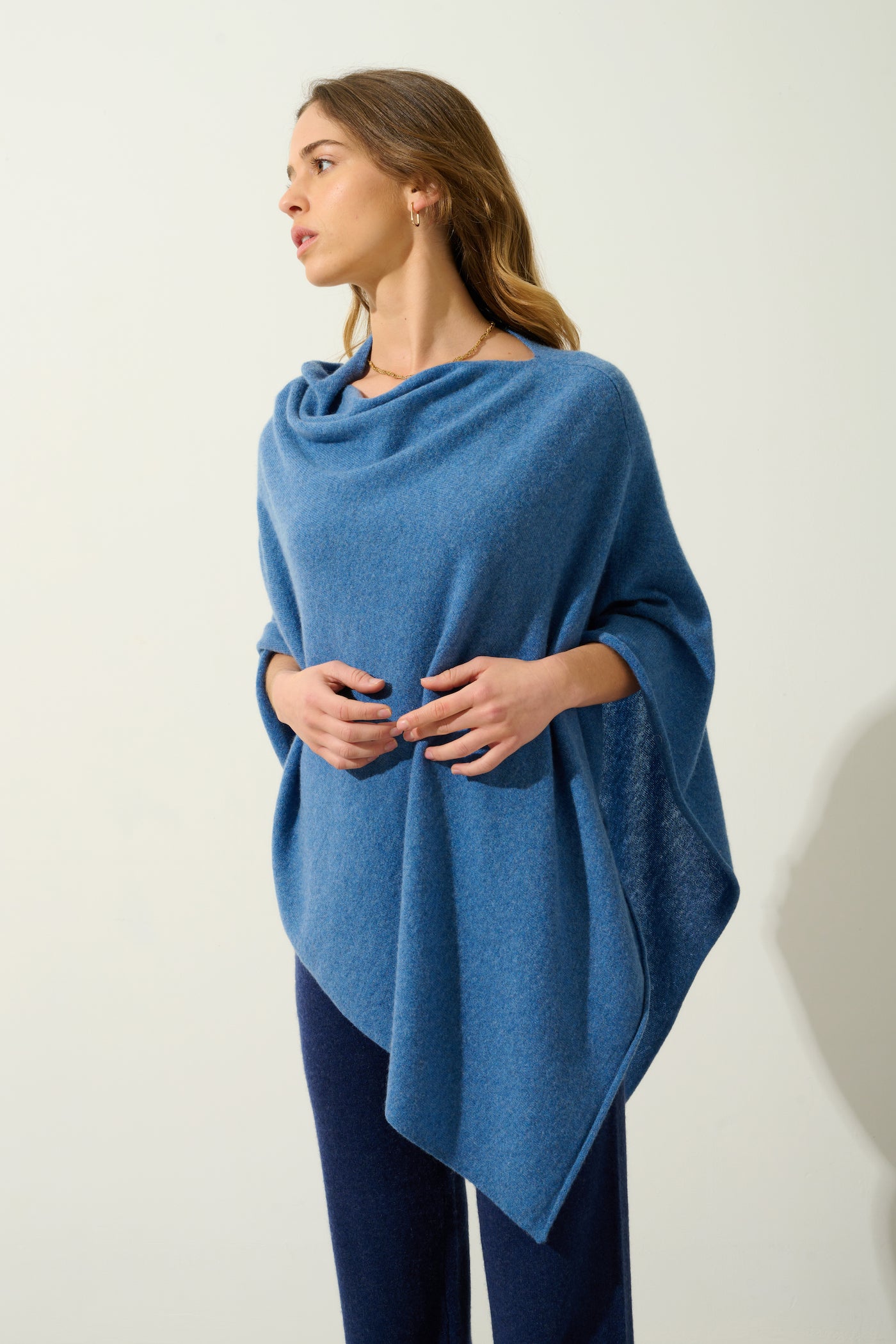 Poncho - Carra - Azul Denim