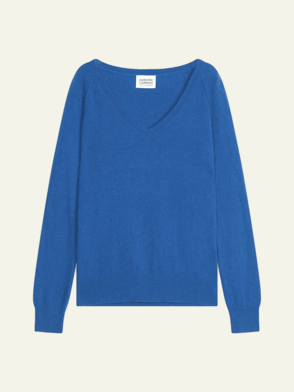 Pull Col V - Giusalet - Bleu Électrique