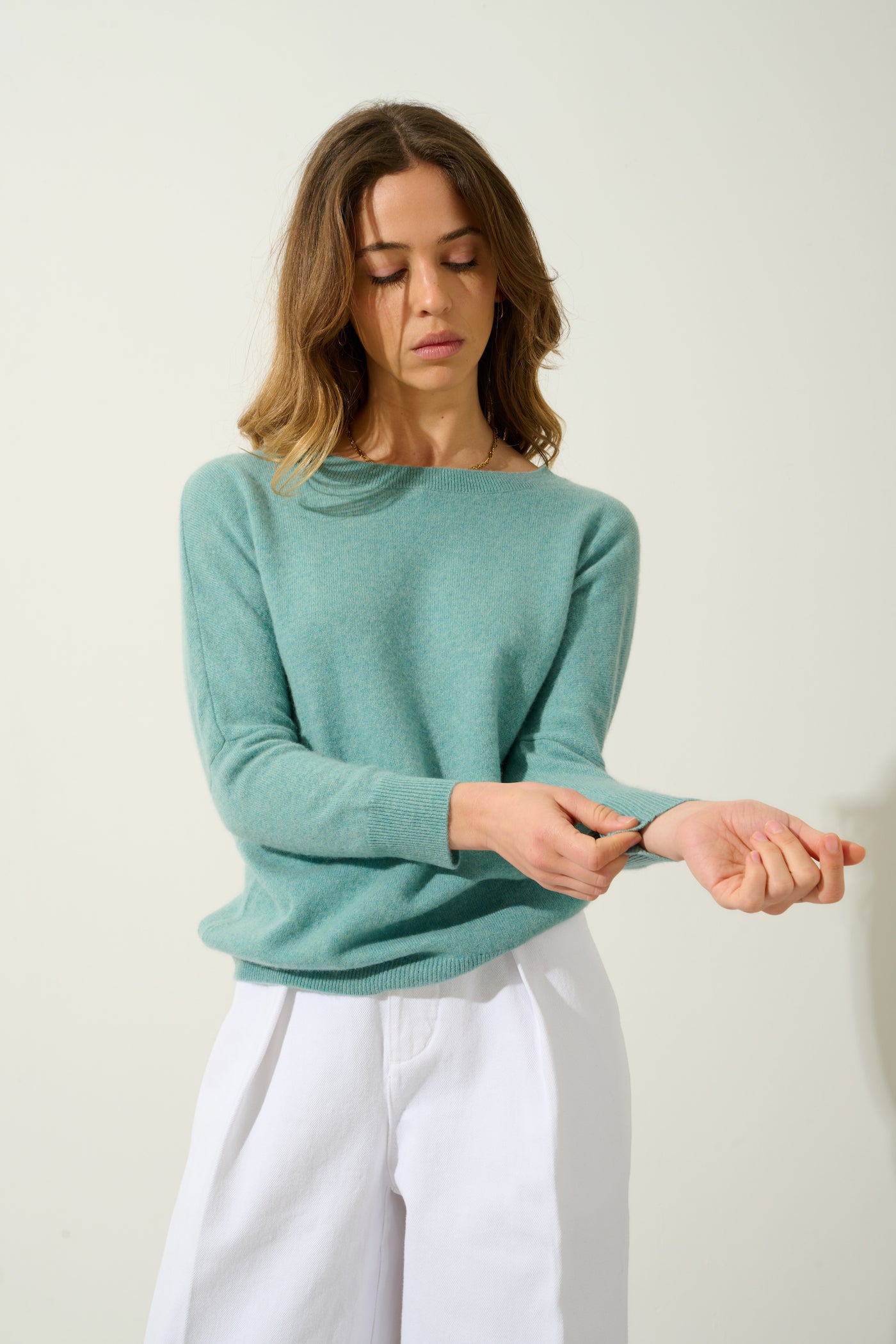 Jersey murciélago - Goléon - Verde jaspeado
