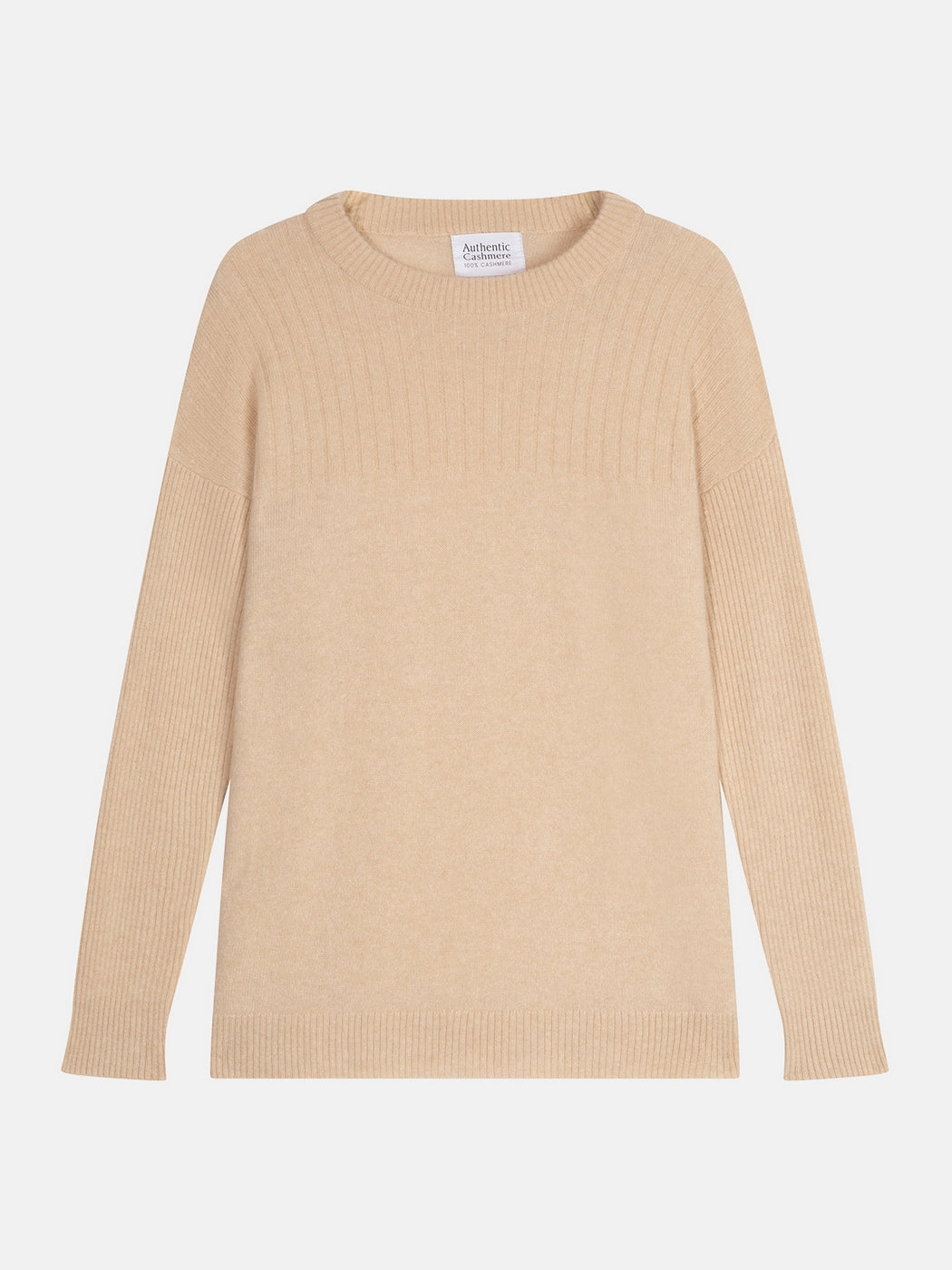 Round Neck Sweater - Daria - Beige
