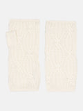 Mitaines 6 Fils - Iris - Blanc