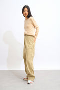 Crew-Neck Jumper 4-Ply - Ivy - Beige