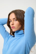 Jersey de cuello alto - Bise - Azul bebé