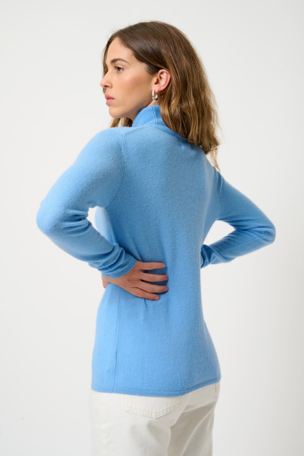 Jersey de cuello alto - Bise - Azul bebé