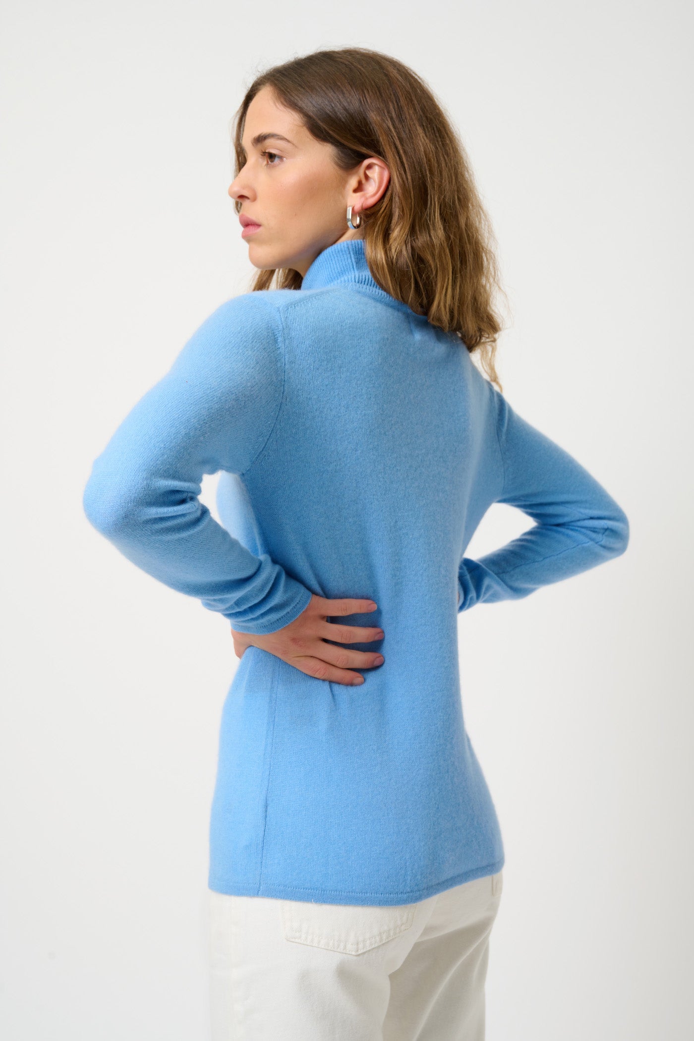 Jersey de cuello alto - Bise - Azul bebé