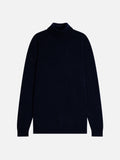 4-Ply Roll-Neck Jumper - Martin - Caviar