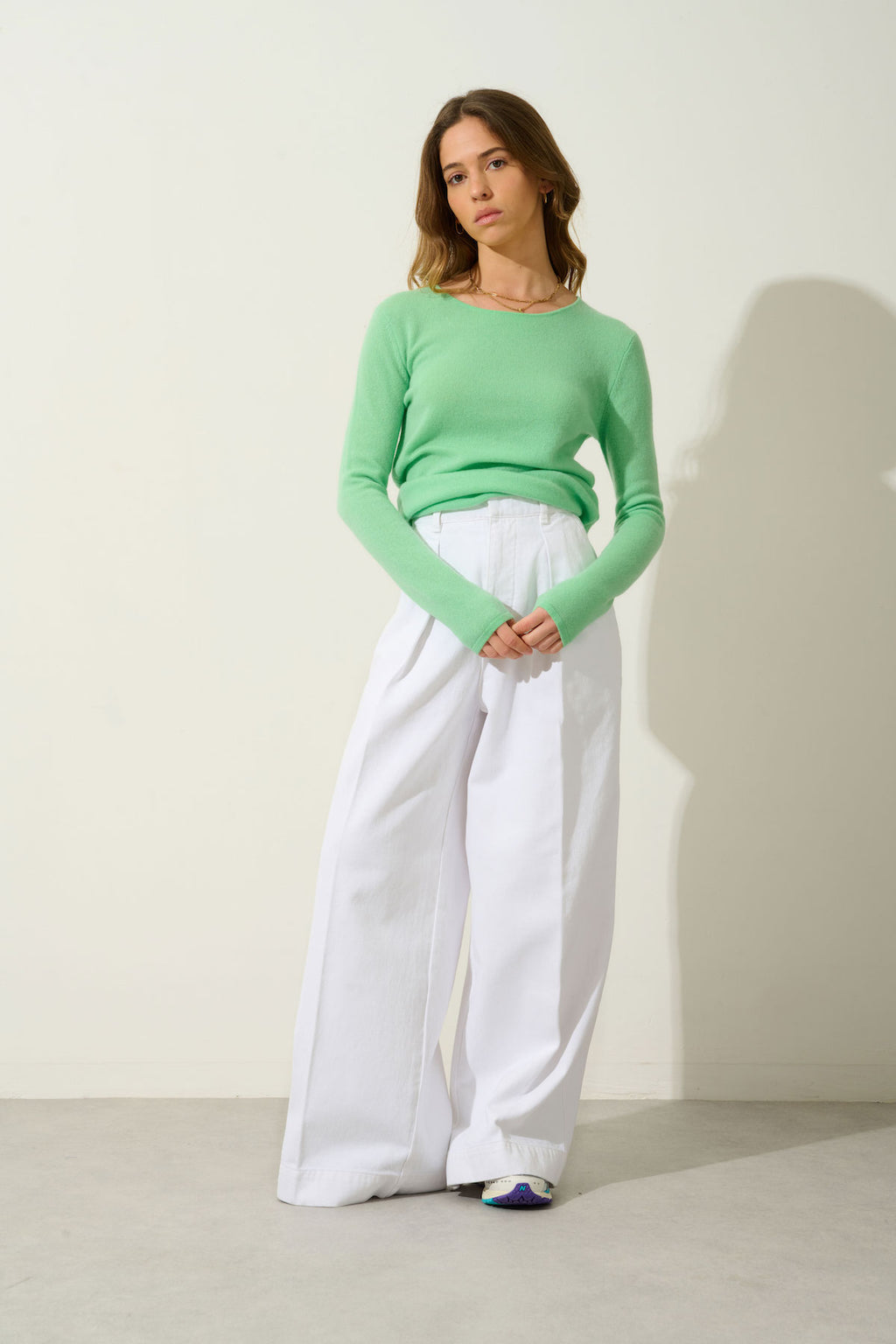 Crew-Neck Jumper - Epéna - Green