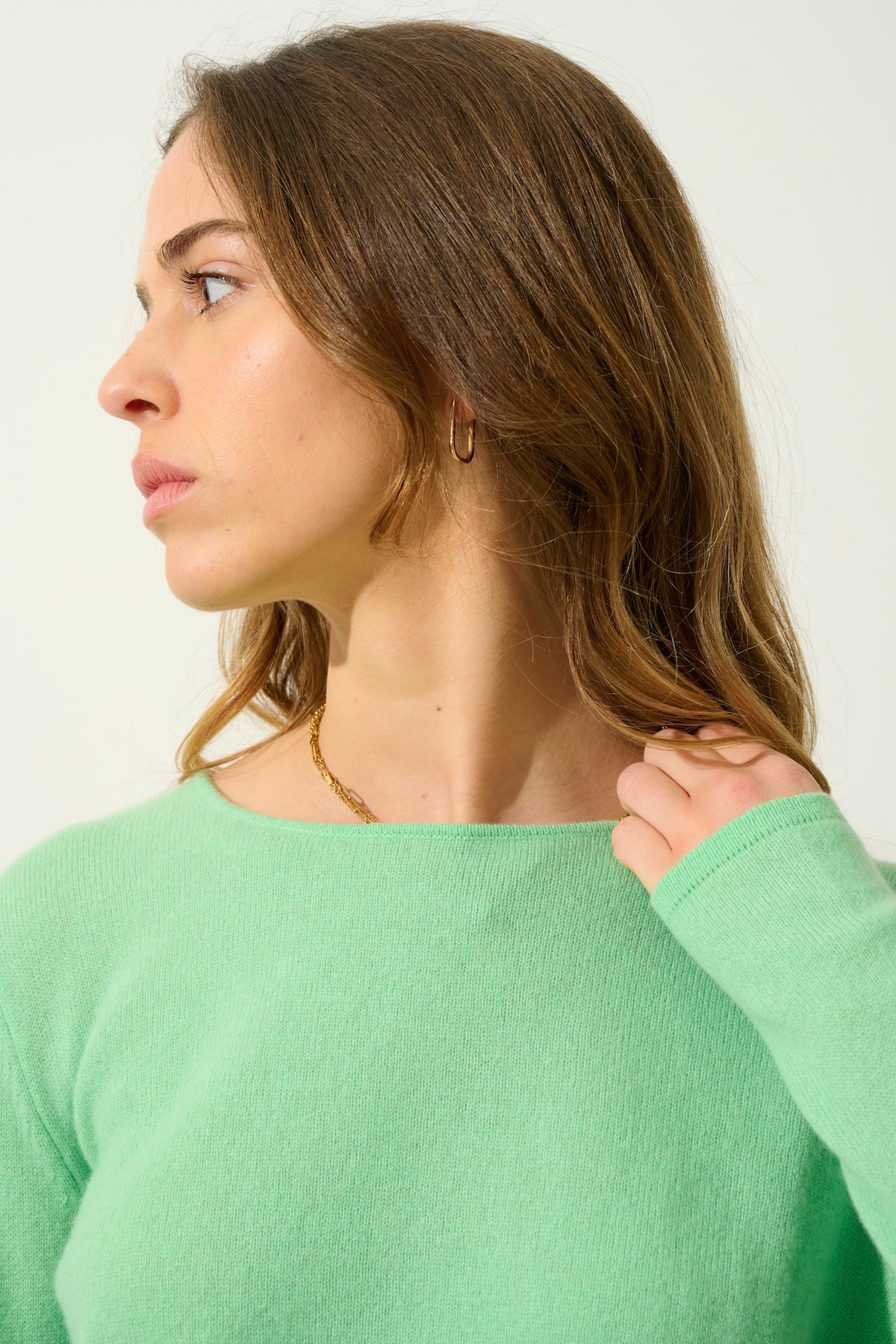 Crew-Neck Jumper - Epéna - Green
