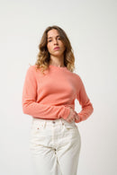 Pull Col Rond - Ecrin - Rose