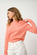 Round-Neck Jumper - Ecrin - Pink