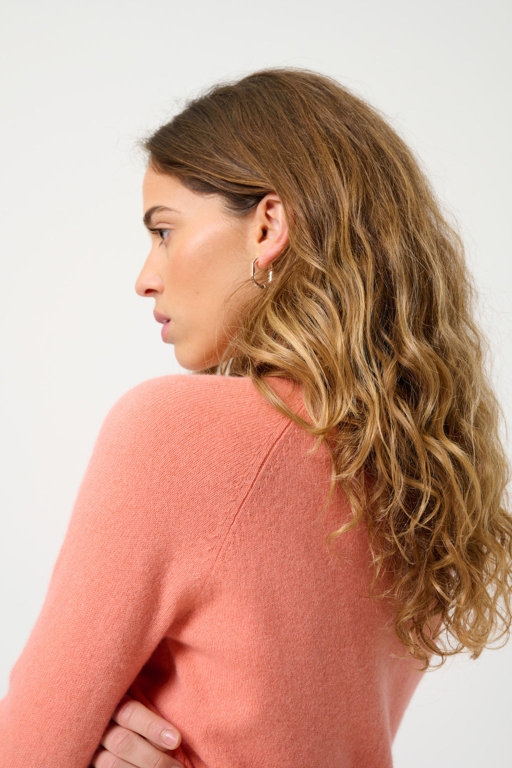 Pull Col Rond - Ecrin - Rose