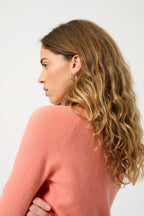 Round-Neck Jumper - Ecrin - Pink