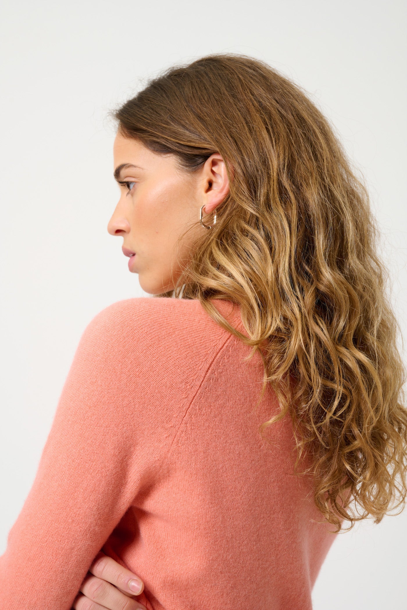 Round-Neck Jumper - Ecrin - Pink