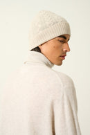 4 Thread Beanie - Scott - Heather Beige