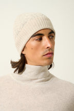 4-Ply Beanie - Scott - Marl Beige