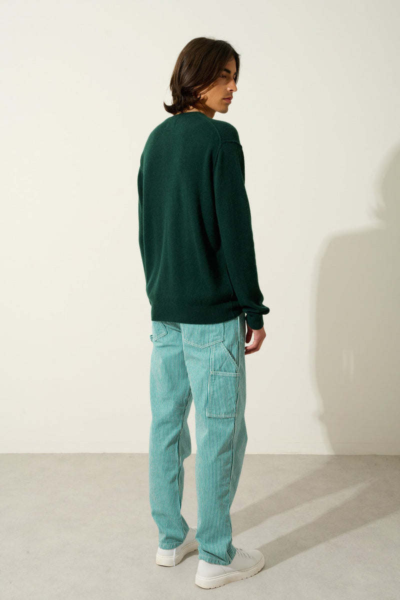 Pull Col Rond - Nolan - Vert