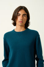 Jersey de cuello redondo - Nolan - Verde azulado