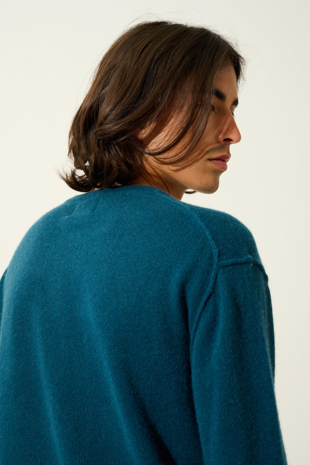 Jersey de cuello redondo - Nolan - Verde azulado