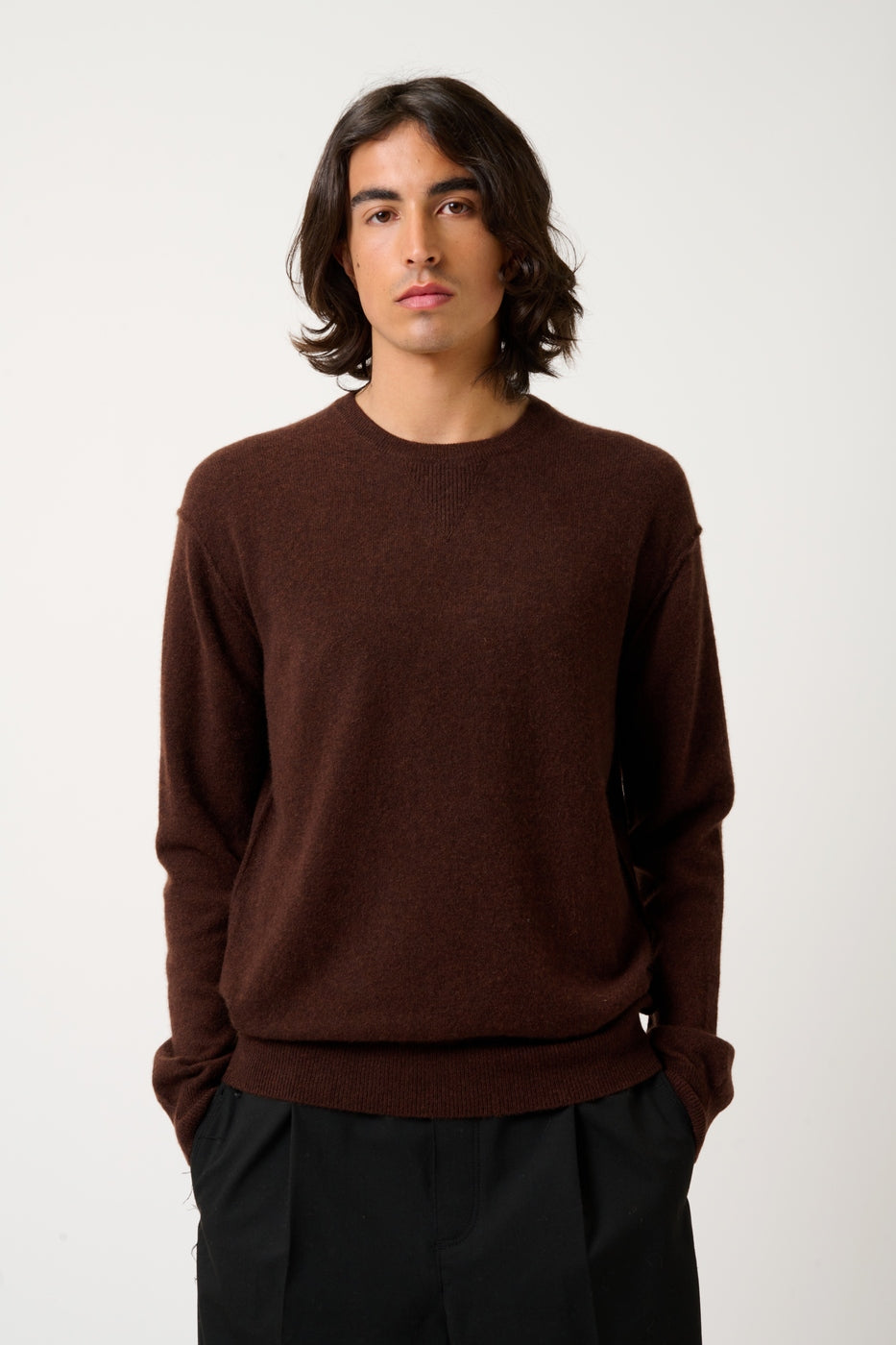 Jersey Cuello Redondo - Nolan - Café