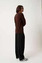 Jersey Cuello Redondo - Nolan - Café
