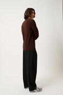 Pull Col Rond - Nolan - Café