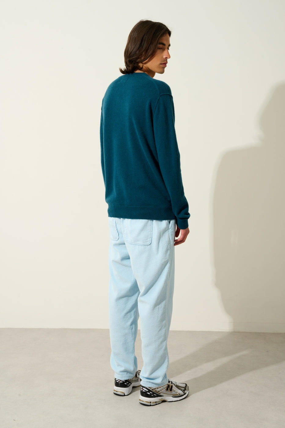 V-Neck Jumper - Timeo - Teal