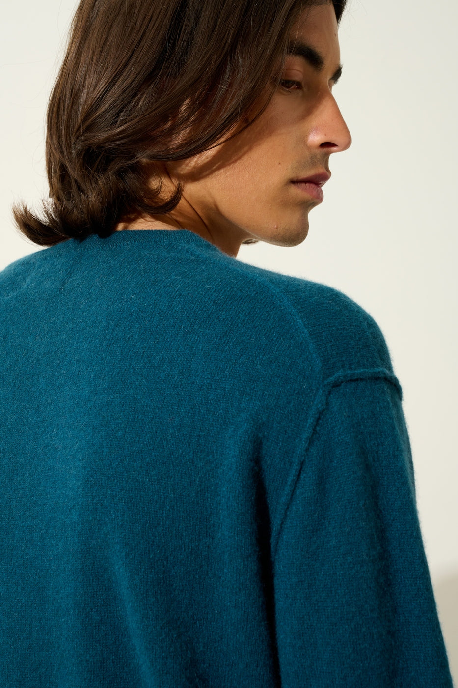 Pull Col V - Timeo - Vert Canard