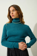 Pull Col Roulé - Suzie - Canard Chiné