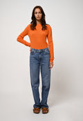 Pull Col Rond - Bella - Mandarine