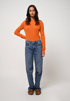 Pull Col Rond - Bella - Mandarine