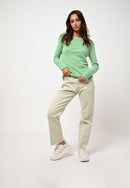 Pull Col Bateau - Criou - Vert