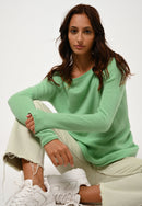 Pull Col Bateau - Criou - Vert